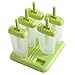 CHICHIC Popsicle Molds Ice Pop Makers Ice Pop Molds Ice Bar Maker Popsicle Mold, Light Green