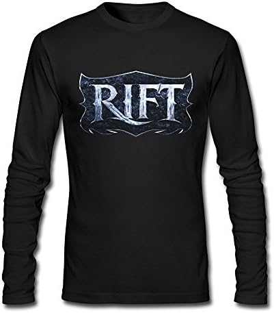 TIANYI Men Rift GAme Logo Cotton Long Sleeve Tee Shirts