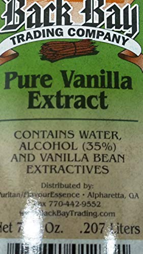 Pure Vanilla Extract Large 7oz Size. Pure Vanilla Extract Made with Madagascar Bourbon Vanilla Beans