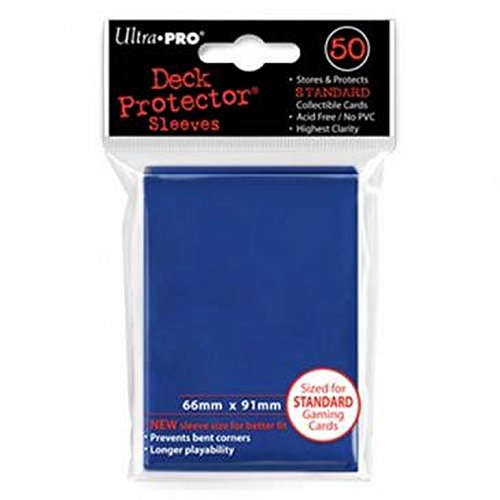 50 Ultra-Pro Blue Sleeves/Deck Protectors for Magic/MTG, Pokemon Cards (New)