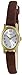 Timex Women's T2M567 Cavatina Brass Watch with Brown Leather Strap