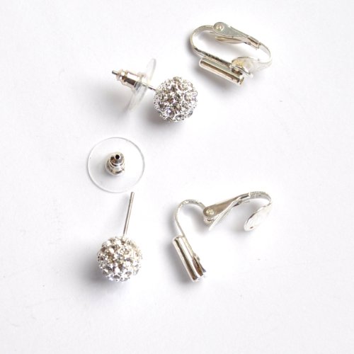 3 x Pairs Pierced to ClipOn Earring Converters Gold/Gilt Finish