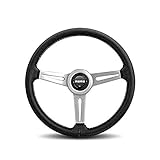 MOMO RET36BK2S Retro 360 mm Leather Steering