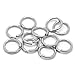 VALYRIA 100pcs Silver Tone Stainless Steel 2mm Open Jump Rings Connectors Jewelry Findings (15mm(5/8
