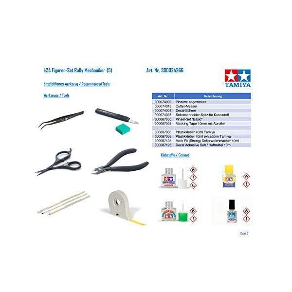 Tamiya 300024266 - 1:24 Figuren-Set Rally Mechaniker (5) – Bild 5