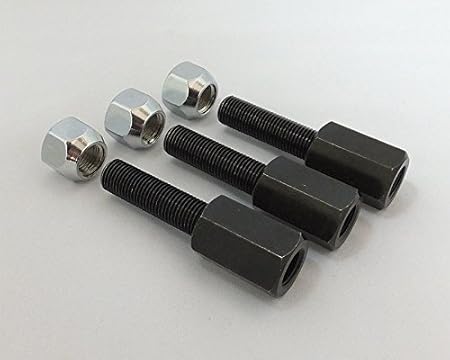 Amazon Rv4wildgoose Jm 16 2 ジムニー スペアタイヤブラケット延長ボルト 3本セット Sj30以降車 シャフトキット 車 バイク