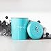 Compost Tumbler, Teal Kitchen Compost Bin Countertop, Indoor Compost Bin Kitchen, Compost Bucket Kitchen, Compost Bins, Compost Caddy, Counter Food Composter for Kitchen, Turquoise Compost Pail