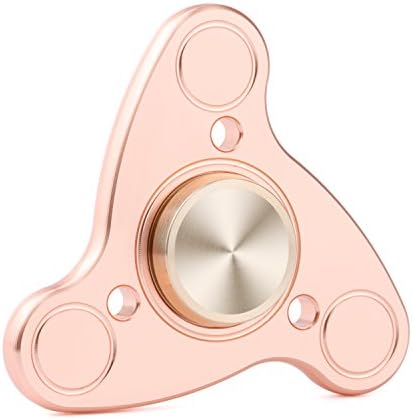 DWJ Fidget Spinner Brass 360 Rotating Hand Spinners High Speed Bearing EDC Focus Toys - up to 5 Mins Spin Time (Style 3)