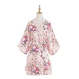 Forall-Ms Fancy Robe,Women Bridesmaid Robe Short