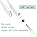 Headphone Adapter for iPhone Adapter Jack Dongle Earphone to 3.5mm Jack Aux Audio Stereo Adaptor Charger Cable Accessories Compatible with iPhone 7/7Plus/8/8Plus/X/XS Max Support iOS 12 Systemthumb 2