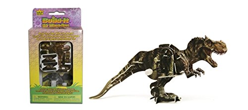 Wild Republic Build-it 3d Wind-ups T-rex Model Kit