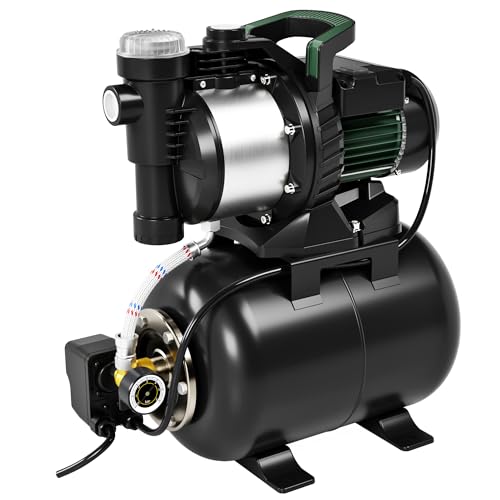 Hauswasserwerk 5000 l/h Fördermenge,1300W, 50 m Förderhöhe