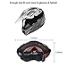 4-FQ PU Resin Windproof Dustproof Motocross GoggLes CRG Sport Scratch Resistant Dirt Bike Goggles Adult Motorcycle ATV Riding Glasses Wrap Ski Goggles Protective Safety Glasses