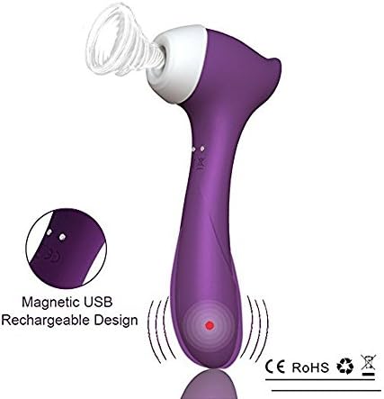 SFKEJi Vibrating Wand Massager Rechargeable Back Neck Shoulder Relaxation Massaging with Multiple Vibrator Men Medical Grade Silicone Vibration Toy