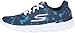Skechers Performance Women's Go Run 400 Action Running Shoe,Navy/teal,8.5 M US