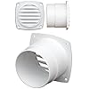 Marine-Abs-Plastic-White-louvered-Round-Vent-3-76-mm-diameter-for-Boat-Caravan-Rv-Five-Oceans-109