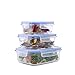 Kinetic Go Green Glassworks Elements Series 12-Ounce Rectangular Food Storage Container with Vented Lid (1, 12oz)