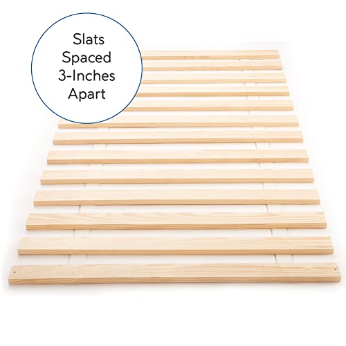 Classic Brands Xtreme HeavyDuty Solid Wood Bed Support Slats Bunkie