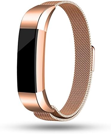 For Fitbit Alta Bands and Fitbit Alta HR Bands, Gipow Milanese Loop Magnetic Clasp Stainless Steel Replacement Accessories Metal Bracelet Small &amp; Large Watch Band for Fitbit Alta (HR) and Alta