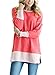HOTAPEI Ladies Casual Long Sleeve Crewneck Sweatshirts for Women Loose Side Slit Shirts Womens Tunics Blouses Tops Burgundy XL