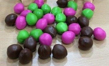 Bag of 36 Coconuts (12 Pink, 12 Brown, 12 Green)