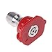 HS Pressure Washer Spray Nozzle Tips 0 Degrees Red Metal Nozzle Tip 1pc