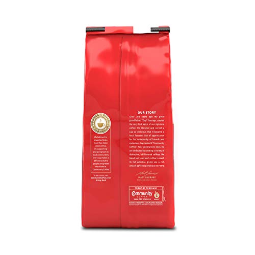 COMMUNITY COFFEE PREMIUM GROUND COFFEE, SIGNATURE BLEND, DARK ROAST, 12 OUNCE (PACK OF 1)