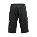 ARSUXEO Men's Loose Fit Soft Cycling Shorts MTB Mountain Bike Shorts Light Weight No Pad 1705 Black Size Medium