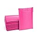 Fu Global #000 Upgrade Opaque Pink Poly Bubble Mailer 4x8 inch Self Seal Padded Envelopes Pack of 50
