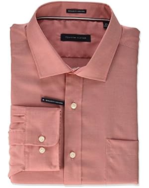 Men's Dress Shirt Non Iron Regular Fit Oxford Solid