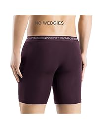 David Archy - Pack de 3 calzoncillos bóxer modales ultra suaves para hombre con calzoncillos estilo bota Fly Drop