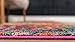 Unique Loom Jardin Collection Colorful, Vibrant, Abstract, Modern Area Rug, 6' 1