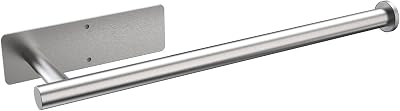 Ibergrif M34055A Kitchen Roll Holder Under Cabinet Stainless Steel Grey