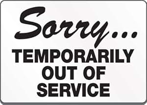Out of Service Sign