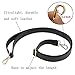 Purse Strap Replacement - Adjustable Microfiber Leather for Crossbody Bag or Handbag - 34 Inch- 59 Inch Long 1 Inch Wide, Black with Gunmetal Clasp, by Beaulegan