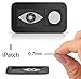 (Black) Premium Aluminum Laptop Webcam Cover Slide for your Privacy - Macbook Pro- iPad - Laptop - Tablet - HP - Phone - 0.07 inch Thin Surface - Long Lasting 3M Sticker - Lens Protector
