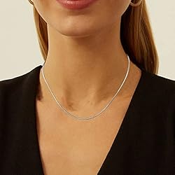 YANODA Herringbone Necklace for Women,14K Gold