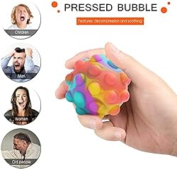 Pop Stress Balls Fidget Toy，3D Ball Popping It