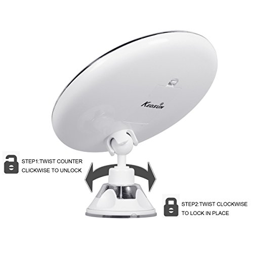 Price tracking for KEDSUM 6.8 10x Magnifying LED Lighted Makeup Mirror