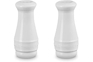 Le Creuset, Salt and Pepper Shaker Set of 2 - White