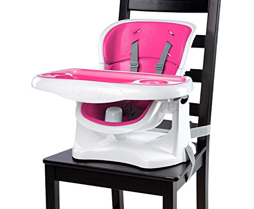Ingenuity SmartClean ChairMate Chair Top High Chair, Magenta
