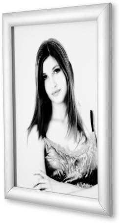 Scribble A2 Poster Display Snap Frame with 25mm Silver Anodised Aluminium Frame