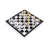 Mini Magnetic Chess Board Game with Gold and Silver