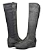 DREAM PAIRS Women's Low Wedge Knee High Winter Fashion Boots