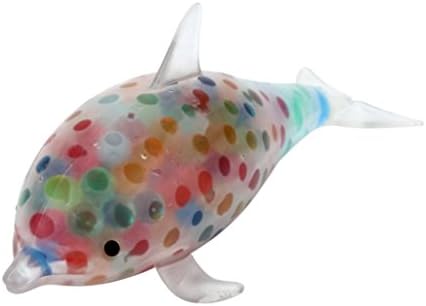 2019 Newly Product Squeeze Jumbo Stress Reliever Toys, Soft Cocal Spongy Dolphin Bead Stress Ball Slow Rising Stress Relief Ball Animal Toys Gifts，Hop Props, Decorative Display,Cute Phone Pendant