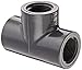 Spears 805 Series PVC Pipe Fitting, Tee, Schedule 80, 3/4