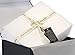 100% Egyptian Cotton Sheets, Genuine 1000 Thread Count 4 Piece Gift Box Set, Hotel Luxury Sateen Weave with Extra Deep Pockets (Queen, White)