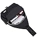 MOSISO Rope Sling Backpack (Up to 13 inch), Multipurpose Crossbody Chest One Shoulder Outdoor Travel Hiking Daypack, Black