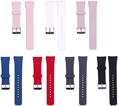 Megkhla Gear S2 Watch Band, Soft Silicone Replacement Sport Band for Samsung Gear S2 Smart Watch(7PCS Color)