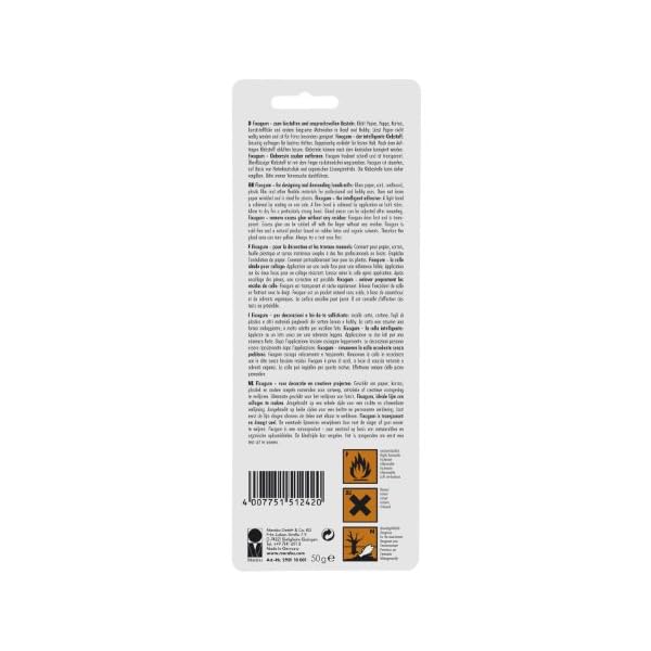 Marabu 29010010000 - Fixogum 50 g, elastischer Klebstoff für grafischen Bereich und Hobby, wieder ablösbar, säurefrei… – Bild 6